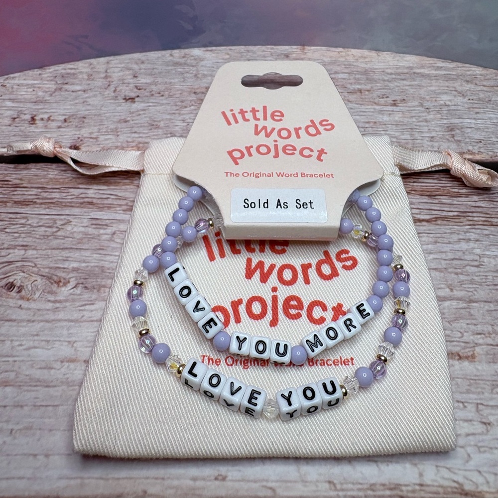 little words project "Love You & Love You More" Bracelet Set